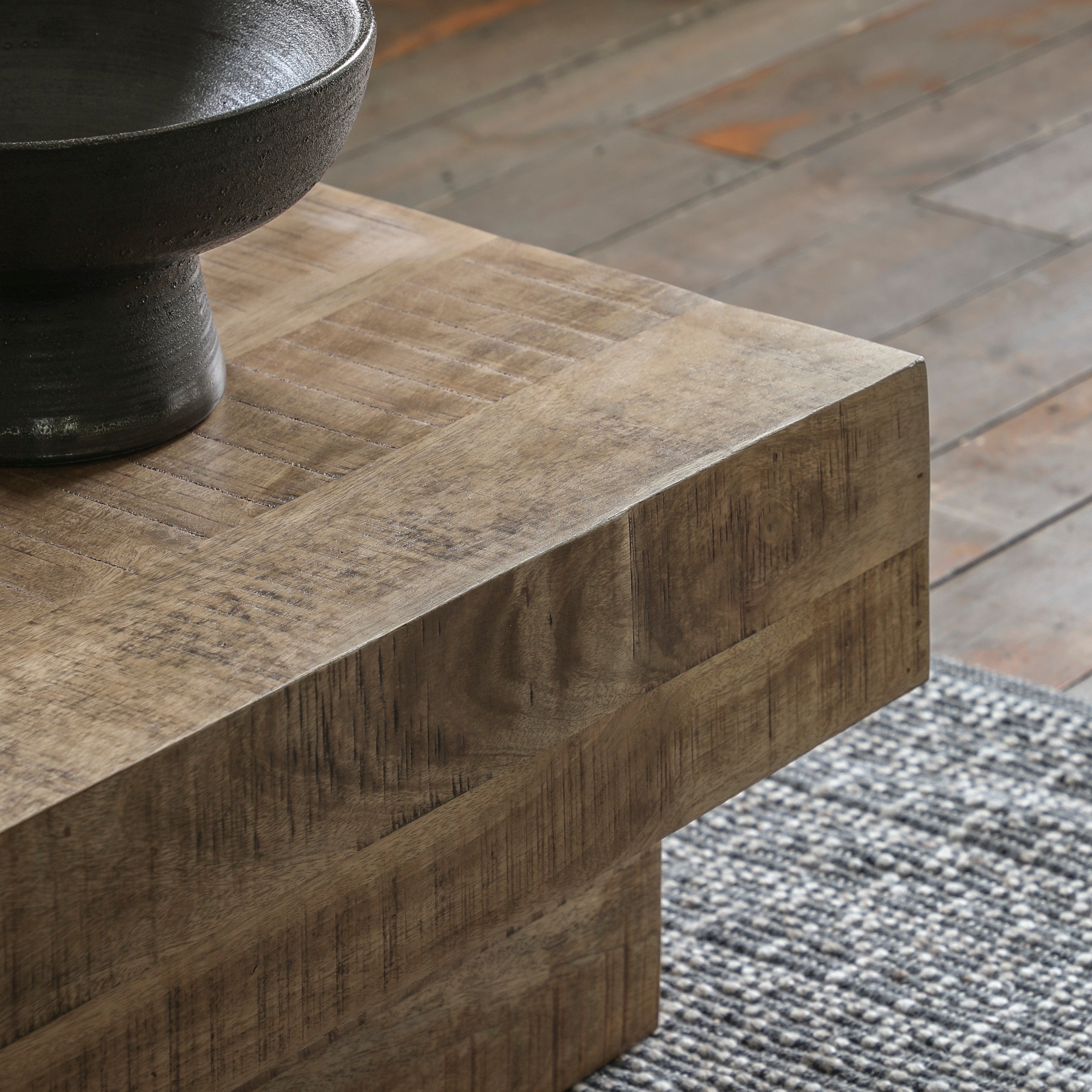 Eldora Natural Timber Wood Coffee Table